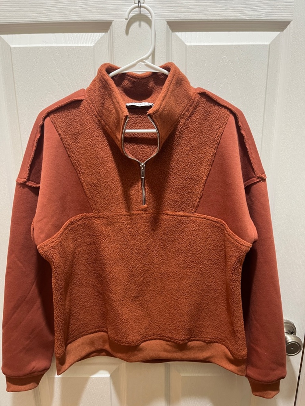 Staccato Fleece Terry 1/2 Zip Pullover size M